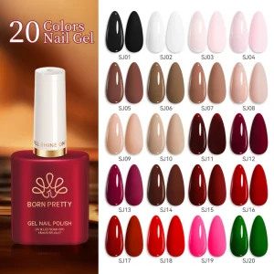 15ml Tpo Hema Free High Pigment Solid Color Nail Gel Collection Private Label UV Gel Color Varnish