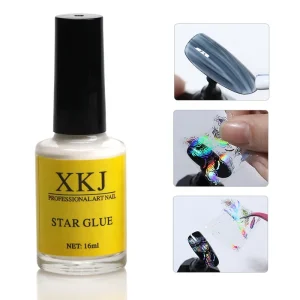 16ml Galaxy Star Nail Foil Glue Liquid Texture No Cure Needed for Nail Art Decoration Transfer Foil Sticker Adhesive Glue