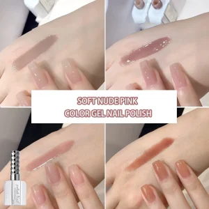 16ml Nude Gel UV Hard Gel Nail Color Clear Pink Lake Gel Polish