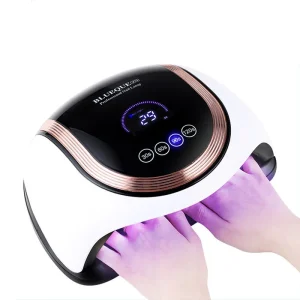 180W High Power UV LED Nail Lamp for Two Hands Portable Handle Auto Sensor Fast Curing Nail Dryer for Salon