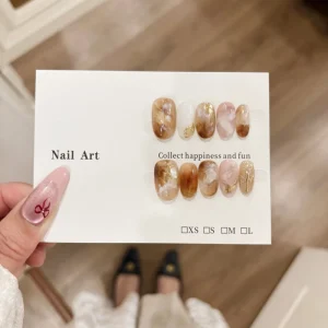 185 Handmade False Nails Handmade 3D High end Nail Providing High quality Acrylic Nails