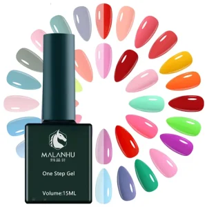 192 Colors Nail Art 3 in 1 UV Gel Supplies Bright Colors One Step Nail Gel Polish