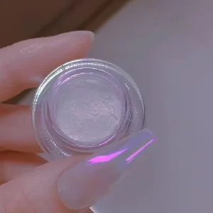 1Box Light Aurora Nail Powder Magic Mirror Glitter Pigment Dust UV Gel Polish Nail Art Decoration Holographic Nail Powders