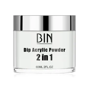 1OZ Milky White Acrylic Powder for Nail No Marble Custom for Nails in Color