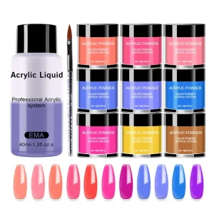 1kg 5kg 25kg OEM 2 in 1 Acrylic Powder Fast Dry No Marble Dipping Powder High Quality Acrylic Nail Powder