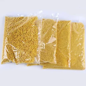 1kg Bag Bulk Steel Gold Bead Decal Stickers Steel Balls Nails Art Decoration