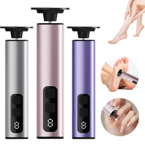 2 in 1 Rechargeable Electric Callus Remover & Nail Drill Set Stainless Steel Foot Care Tool Source Factory Beauty Tool