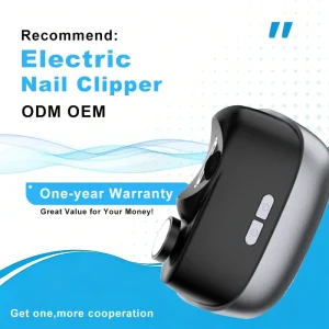 2 in 1 USB Rechargeable Nail Trimmer Polisher Automatic Electric Nail File Cutter Electric Nail Clipper