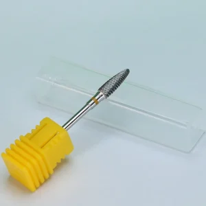 2.35mm Small Flame Bit Carbide Nail Drill Bits Sanding Bands For Electric Nail Drill XF Extra Fine
