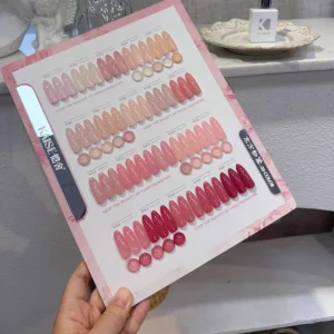20 Colors Oriental Gel Polish Set Pink Series Jelly Color Semi transparent Long Lasting Nail Art Polish Gel