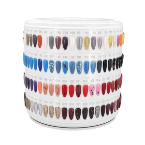 200 Colors Gel Polish Color Chart Nail Gel Color Display Board Acrylic Nails Tips Storage Box