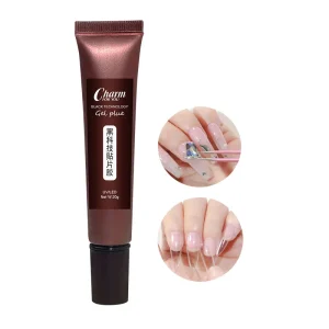 20g Nail Glue with Surface Bonding Stick Decorations Press on Gel for Nails