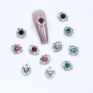 20pcs European Court Nail Art Charms K9 Diamond Accessories Alloy Diamond Alloy Super Shiny Nail Zircon Decoration