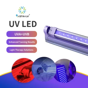 220V UVA Tanning Skincare LED Lamp Tube Remote Control Switch For Tanning Salons