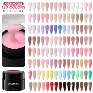 228 Colors Poly Gel Nail Gel Set Solid Color Hard Gel Builder UV Non Toxic Vegan Long Lasting Eco Friendly Professional Salon
