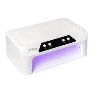 236W Dual Light Source UV LED Nail Lamp with Red Blue Light Switch and Removable Base