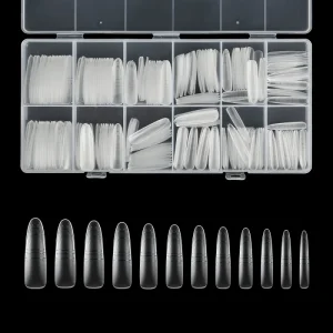 240 Pcs box Transparent Nail Tips 12sizes Ultra thin Seamless Wear Full adhesion specialized Nail Tips for Nail Extension