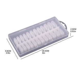 240pcs Press on Nails Almond Ballerina Shape Semi Matte Ultra Thin Non Filing