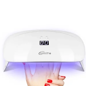 24W Portable Mini Uv Led Nail Lamp Rainbow UV Nail Light MINI UV LED Nail Dryer With USB Cable For All Gel Polish