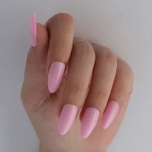24pcs Short ABS Nail Tips Size Simple Press Nails Artificial Fingernails