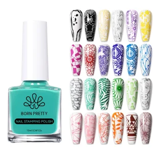 25 Color Stamping Nail Polish Custom Logo Nail Printing Polish for Nail Art