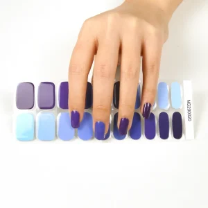 2D Gel Nail Stickers Semi Cured for Manicure Luxury Nail Decoration