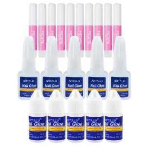 2g 3g 10g Nail Art Glue for Adhesive Nail Tip Jewelry Accessory Gel Tool Nail Art Glue Decoration With Brush