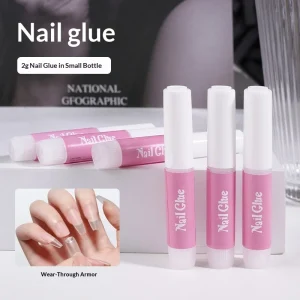 2g Transparent Liquid Acrylic Adhesive Eco-Friendly Nail Glue Long Lasting Nail Art for Press on Nails