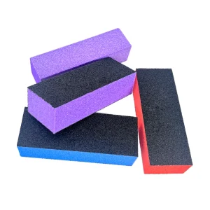 3 Sides Foam Polish Grit Care Coating Salon Way Grinding Emery Block Manicure File Tools Sponge Nail Art Buffer Sanding