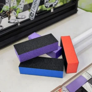 3 Sides Pedicure Foam Emery Polish Care Way Disposable Grinding Grit Sponge File Buffer Sanding Nail Art Manicure Block Tools