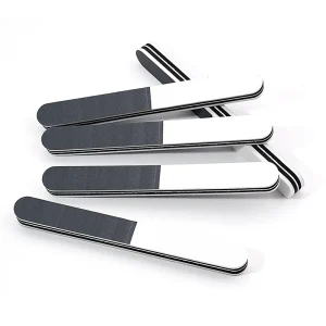 3 Way Natural Acrylic Nail Buffer Block EVA Shine Smoother Fingernail Polisher File Sanding Nail Shine Buffing Shining Nail Care