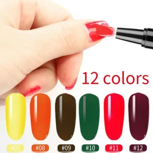 3 in 1 Nail Gel Polish Pen With UV Lamp NailOne Step Gel Nail Polish