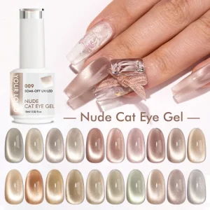 30 Colors Nude Cat Eye Gel Polish Uv High Quality Gel Polish 15ml
