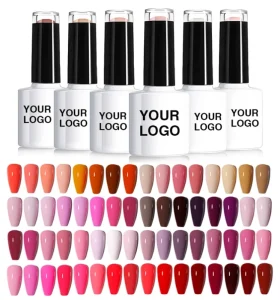 300 Colors UV Gel Polish Private Label 3 in 1 One Step Gel Nail Polish for Nail Salon