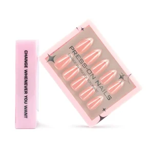 30PCS press on nail boxes custom press on nails fake nails with custom logo nail display fake nails card chrome press on nails
