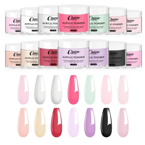 30g Acrylic Nail Powder Supplies Clear White Pink Nail Extensions Powder