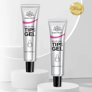 30ml No Need Brush Acrylic Solid Nail Tips Gel Odorless Strong Adhesion Press On Gel Nail Glue For Nail Extend