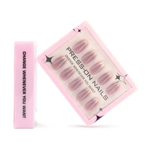 30pcs High Quality Glitter Nails Suitable for Daily Wear French Style Personality Creative Press on False Nails