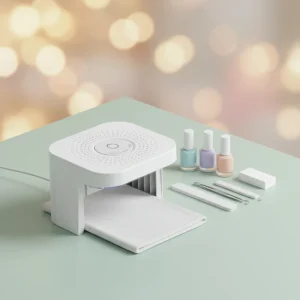 32W UV LED Nail Lamp Home & Salon Use Fast Curing Portable Desk Lamp for Manicure & Pedicure