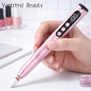35000RPM Nail Drill Machine Cordless Rechargeable Electric Nail E File with LED Display for Salon Manicure Set