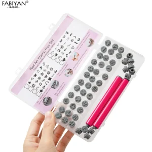 36pcs Set Nail Design Stamp Nails Kit for Beginner Manicure Painting Tools Patterns Nail Art Flower Stamp Pen