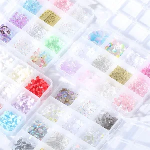 3D Flower Acrylic Nail Charm for Nail Art and DIY Nail Decoration