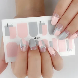 3D Full Wrap Art Nail Polish Foil 3D Nail Sticker
