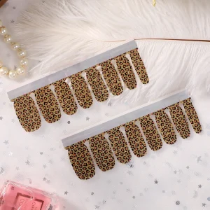 3D Nail Art Designs Stickers Paper Printing Nail Polish Wraps