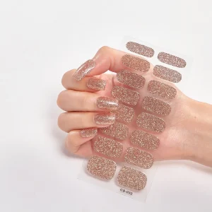 3D Nail Art Strip Gel Nail Wraps Sticker 3D Nail Sticker Decals
