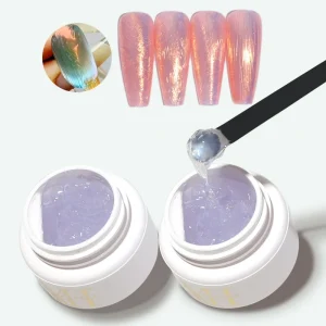 3D Nail Gel for Nail Art 3D Texture Gel Mirror Chrome Nail Powder Nail Polish Modeling Wave Painting Drawing Design