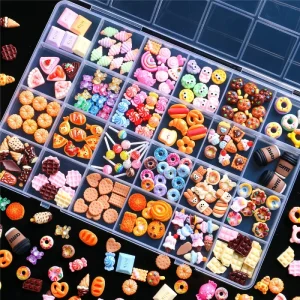 3D Resin Nail Art Charms Cute Candy Cookie Nail Rhinestone Jewelry Custom Logo Nails Decoration Suppliers