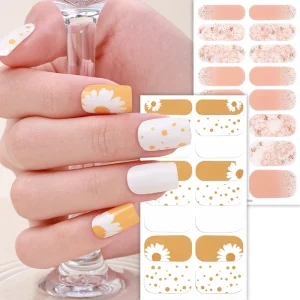 3D Waterproof Nail Wrap Stickers New Fashion Packaging Easy Return for Nails