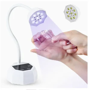 3W Cordless Portable LED UV Lamp Professional Nail Salon Rechargeable Battery Power Supply Gel Mini Nail Lamp
