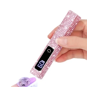 3W Diamond Mini UV LED Nail Lamp Rechargeable Portable Nail Lamp Private Label UV LED Nail Lamp